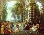 Das Ballvergnugen Jean-Antoine Watteau